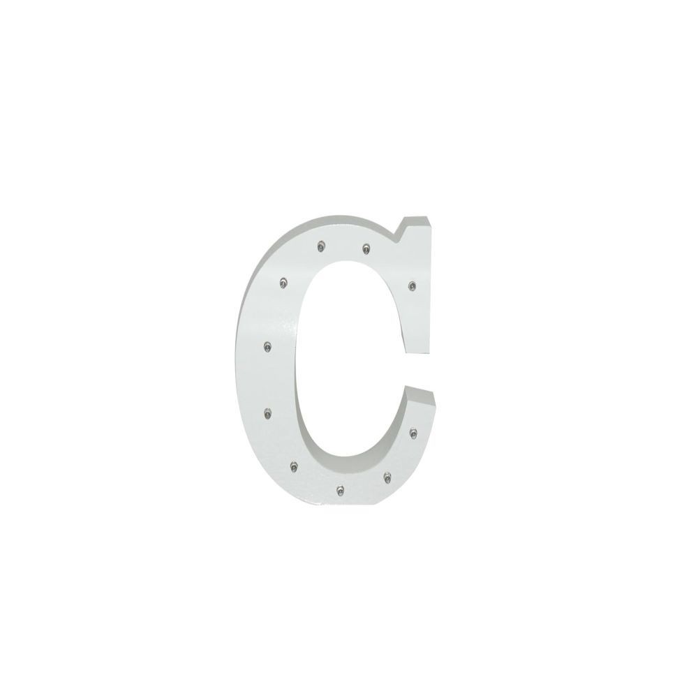 LETTER C C / LEDS