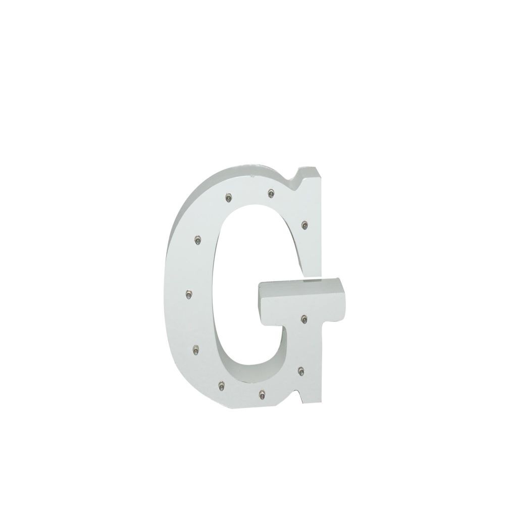 LETTER G W/LEDS