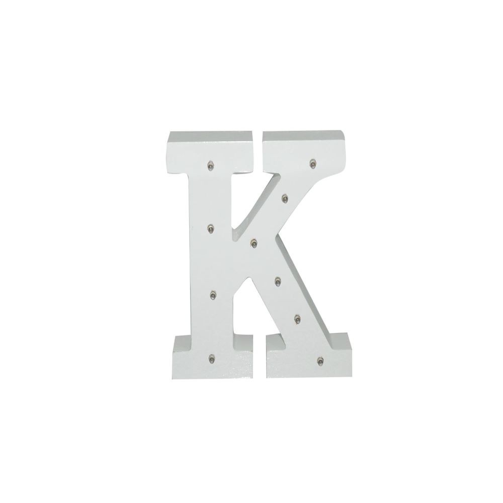 LETTER K W/LEDS