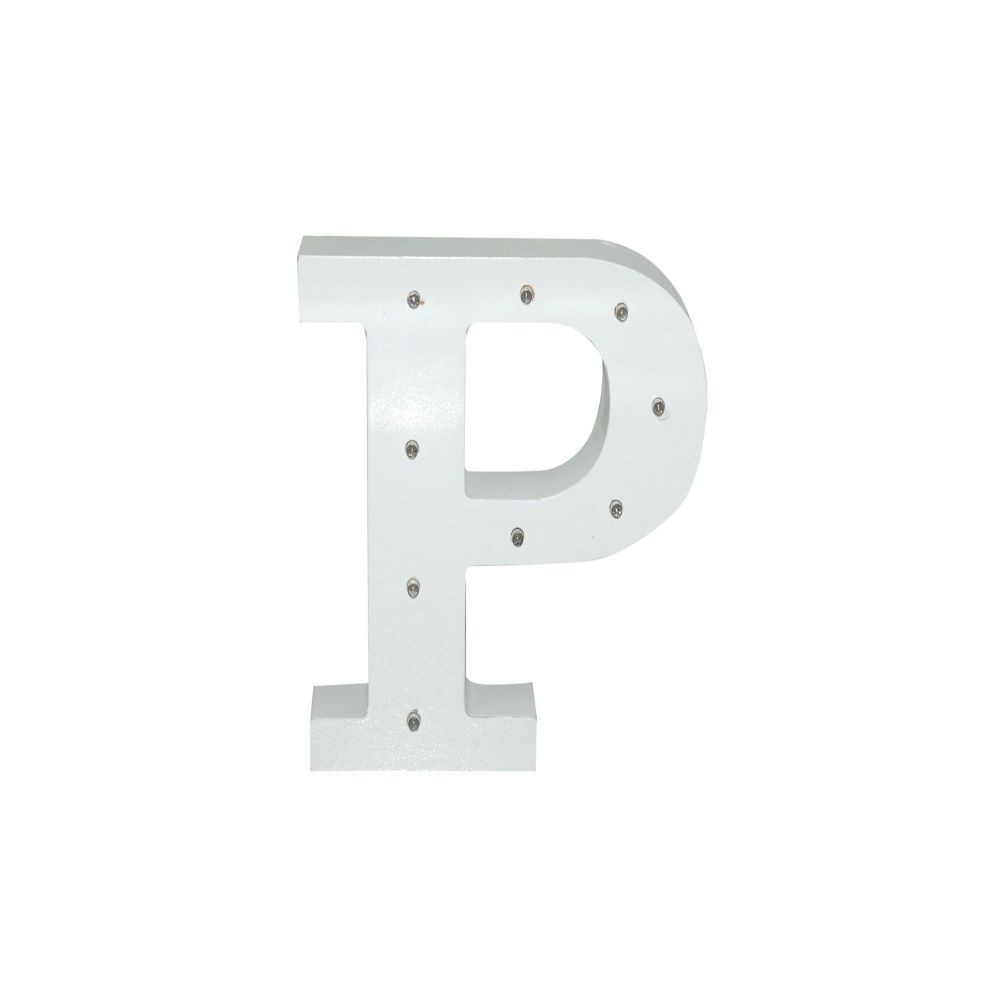 LETTER P C / LEDS