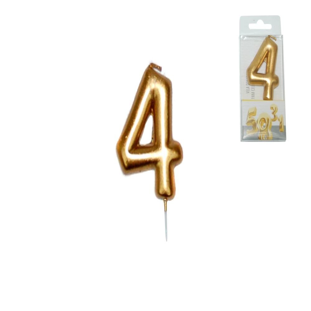 GOLDEN CANDLE NUMBER - 4