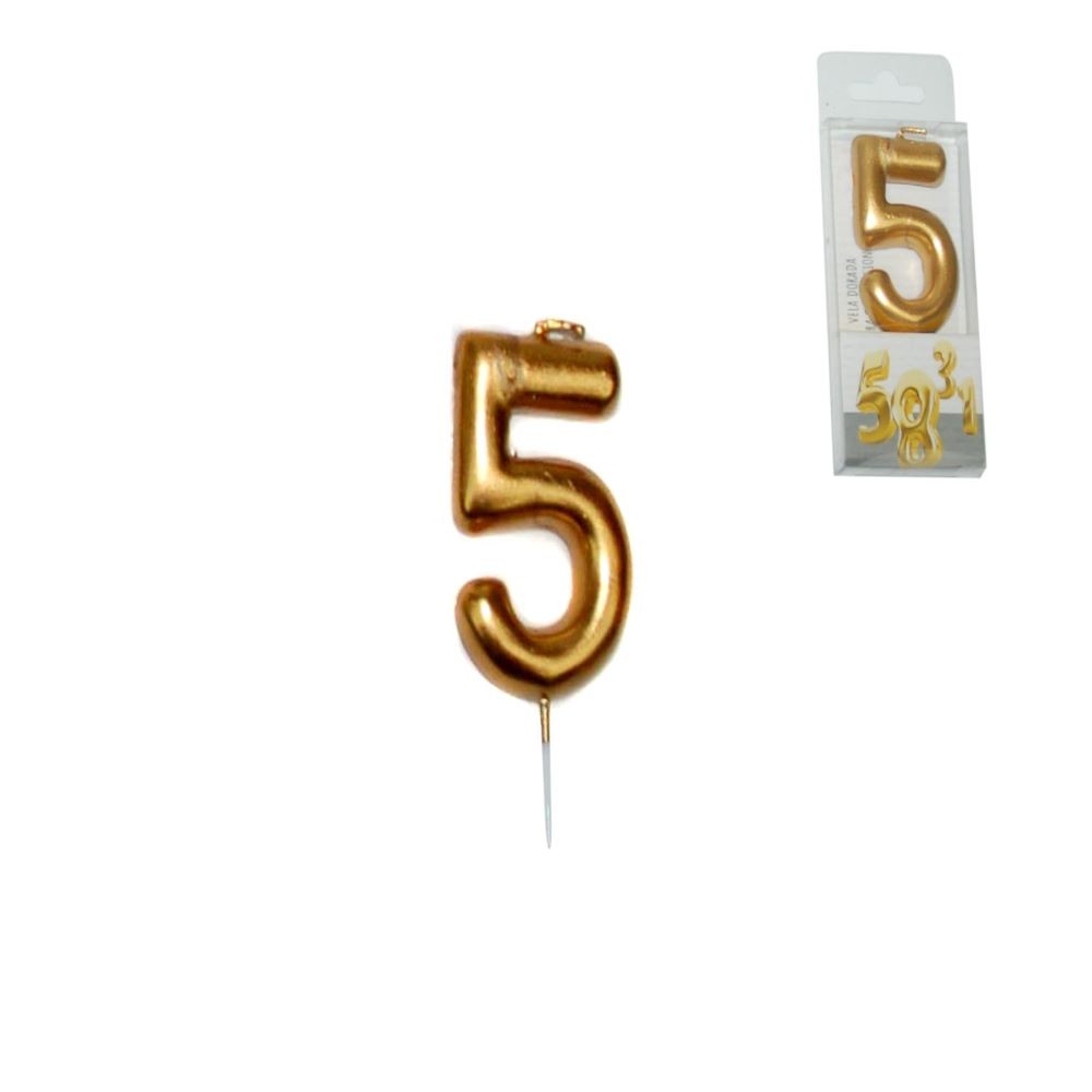 GOLDEN CANDLE NUMBER - 5