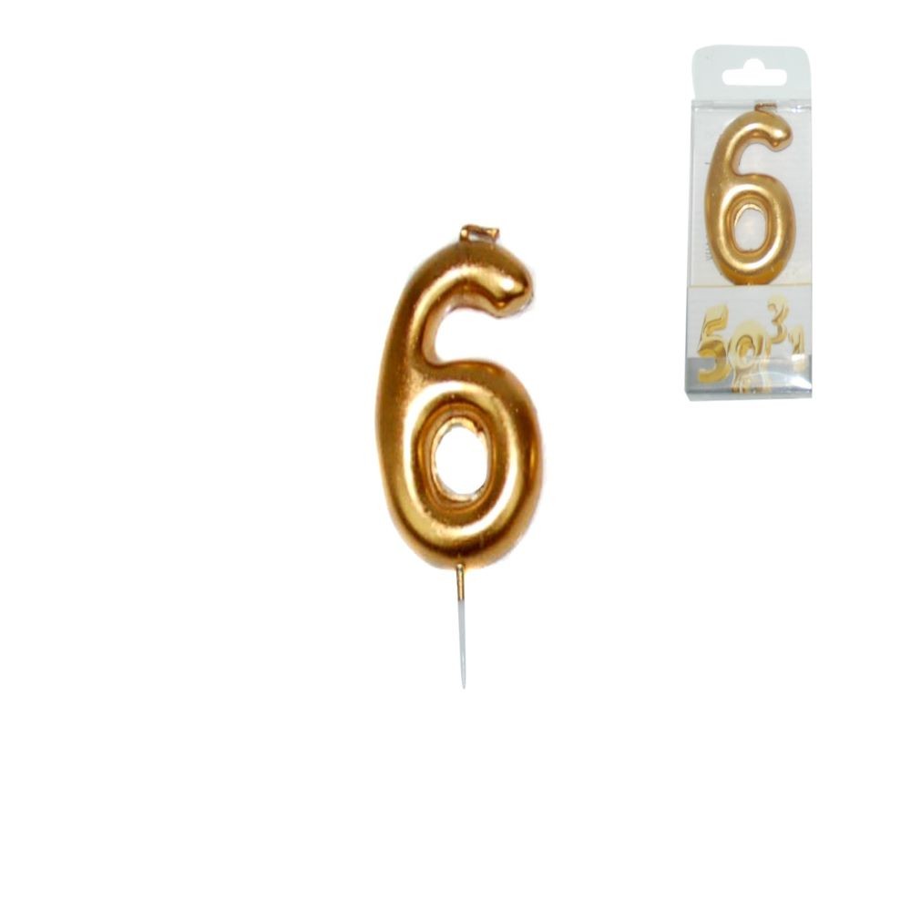 GOLDEN CANDLE NUMBER - 6