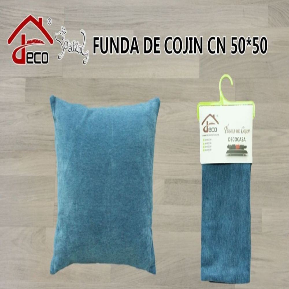 CUSHION COVER- BLUE 50X50