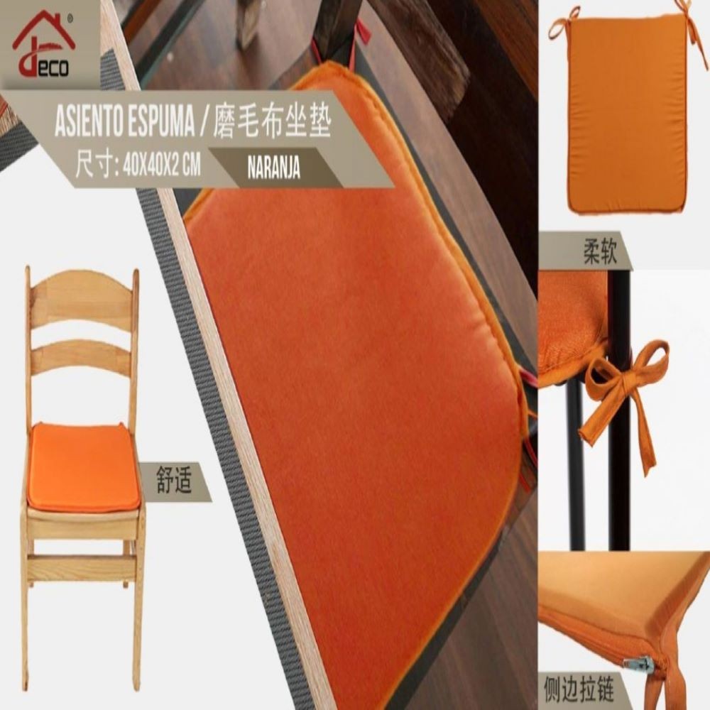 CHAIR CUSHION- ORANGE