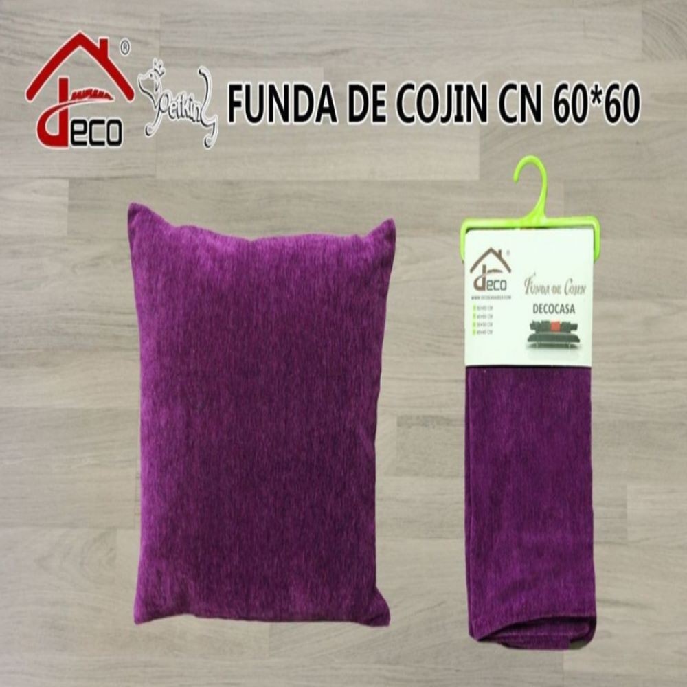 CUSHION COVER-PURPLE 60X60