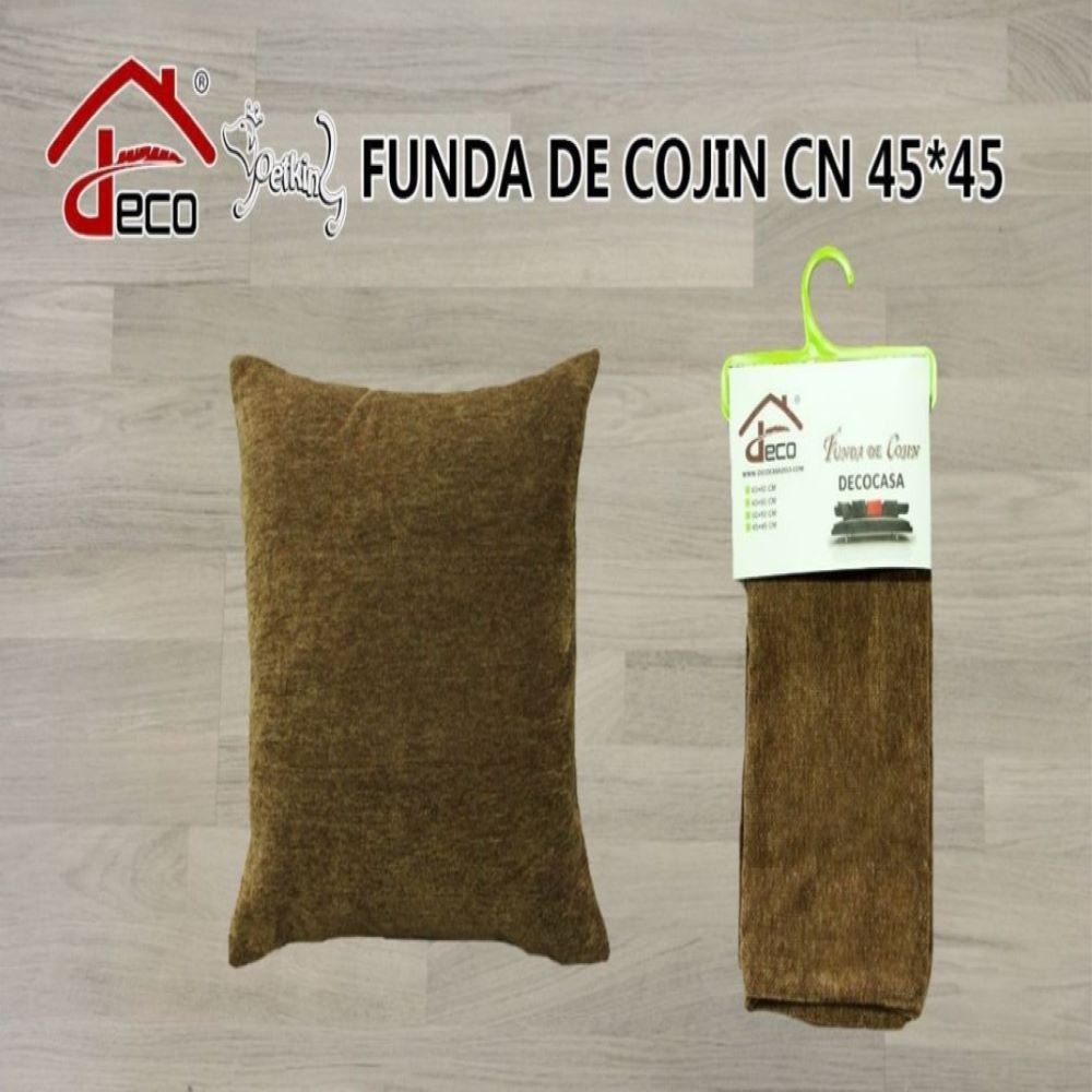 CUSHION COVER-LIGHT BROWN...