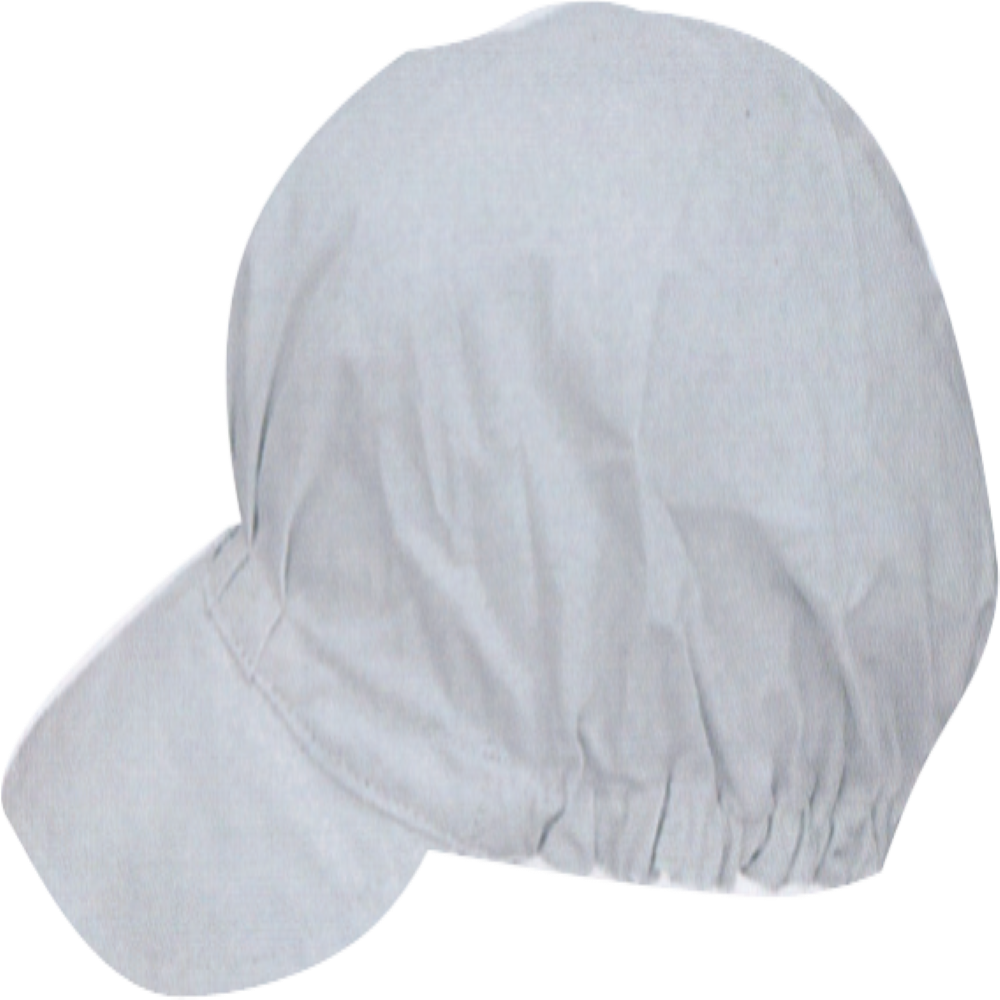 WHITE COFIA CAP