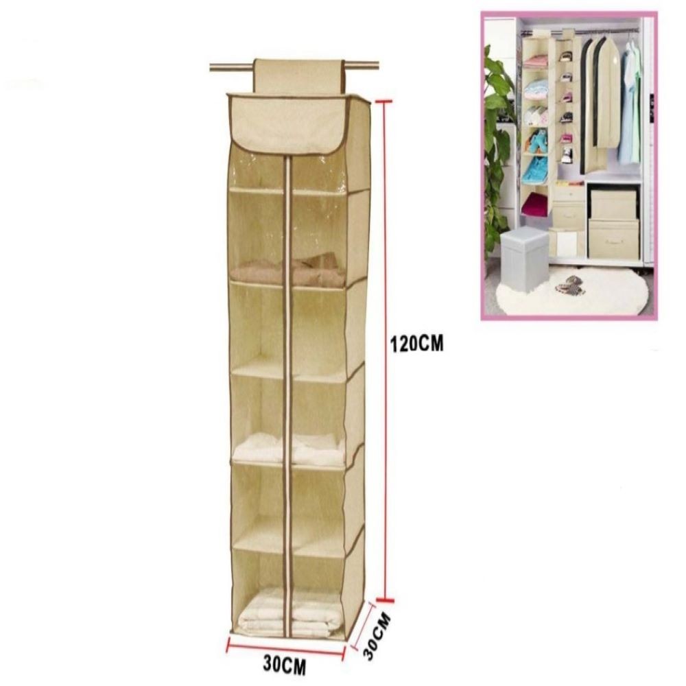 PENDANT ORGANIZER 12 BEIGE