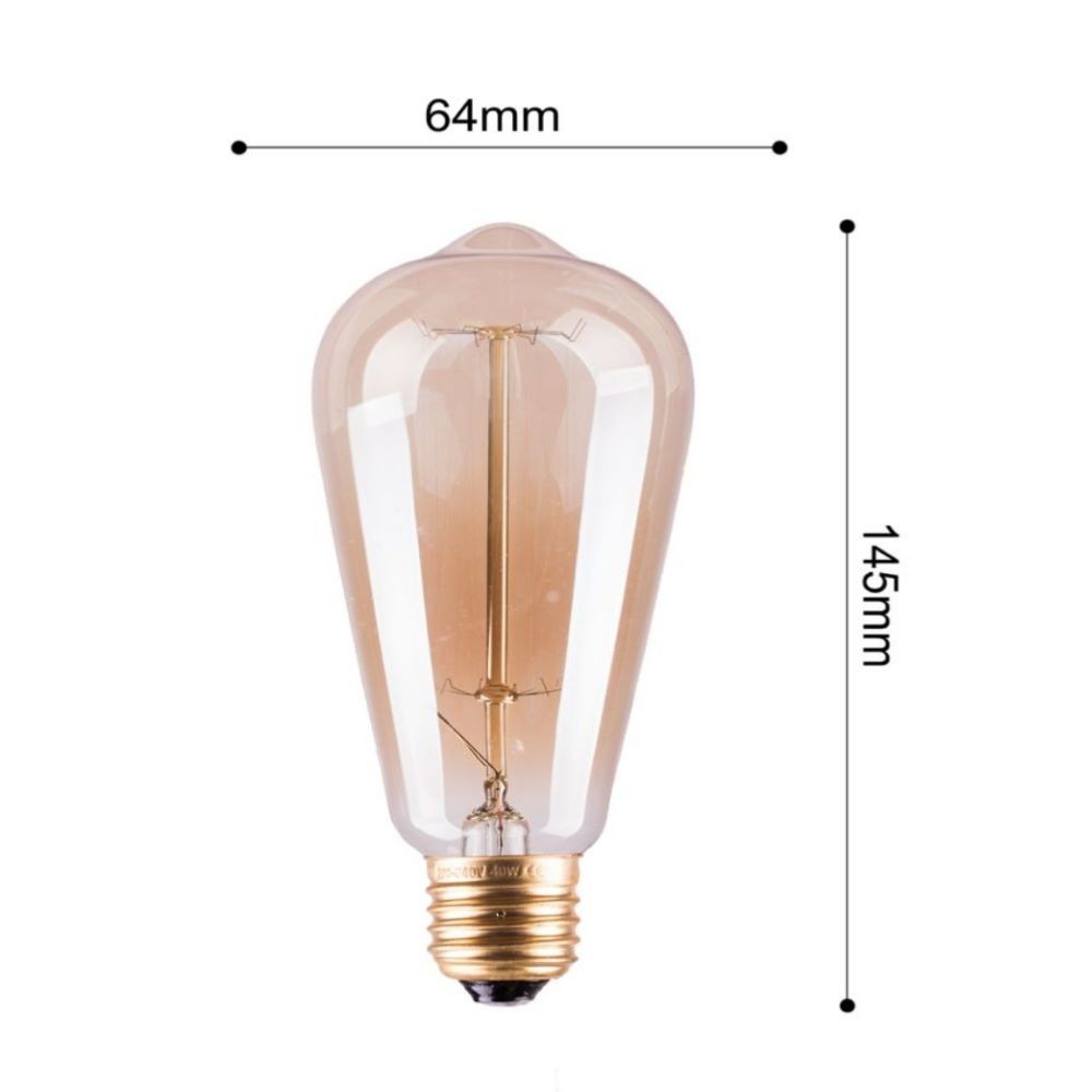 BOMBILLA DECORATIVA 64X145MM