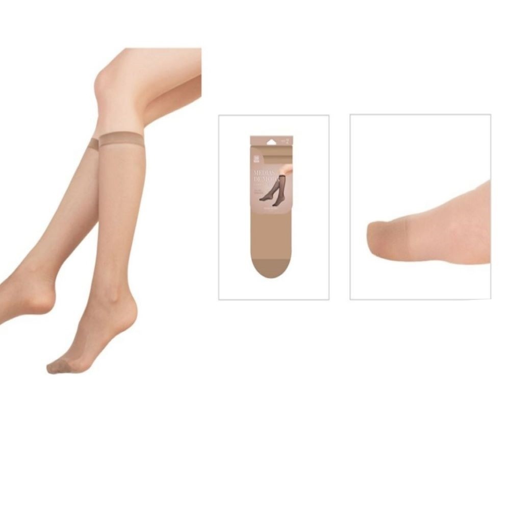 P2 LONG SOCKS 20DEN- BEIGE