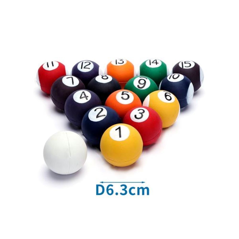 Rubber billiard balls