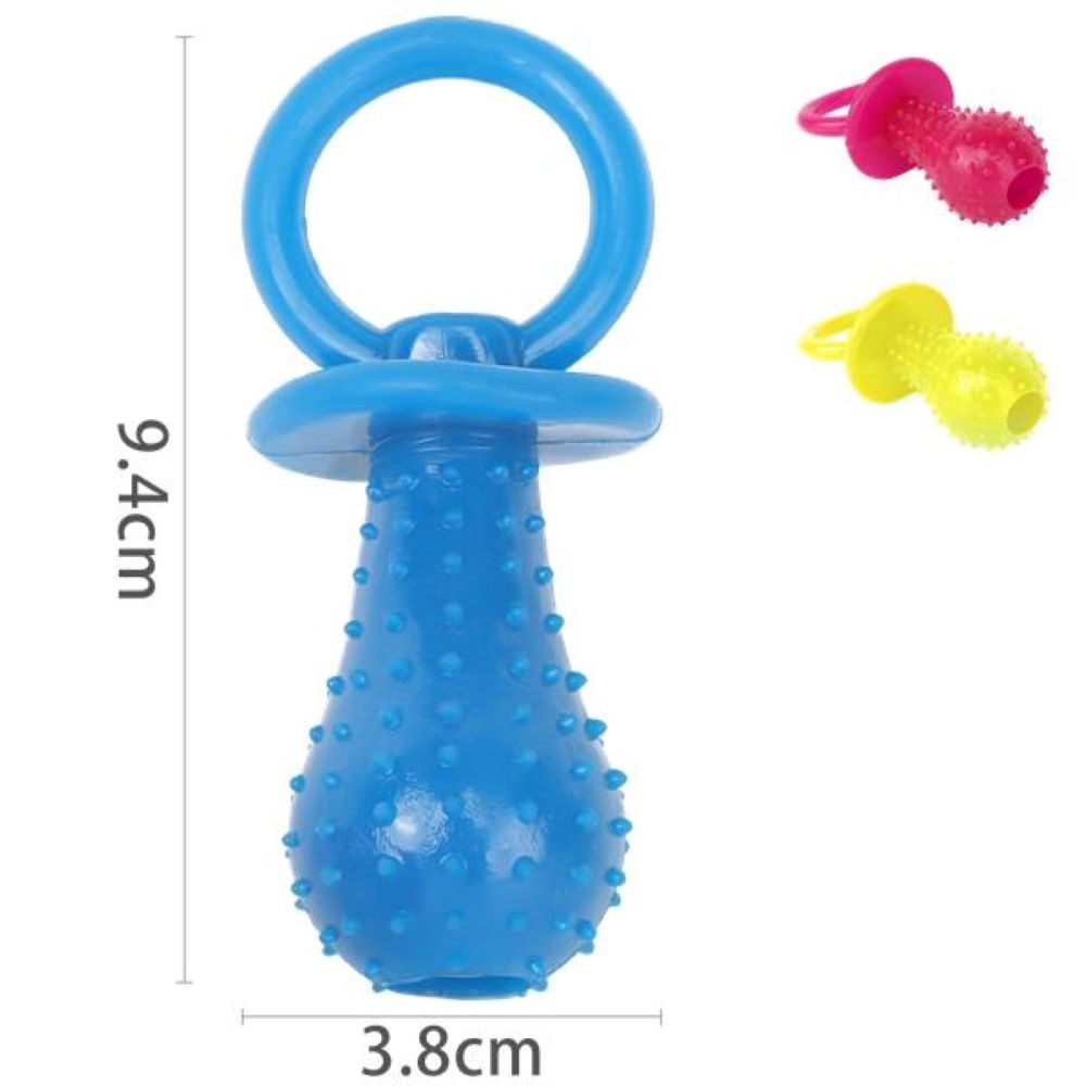 Pacifier-shaped toy