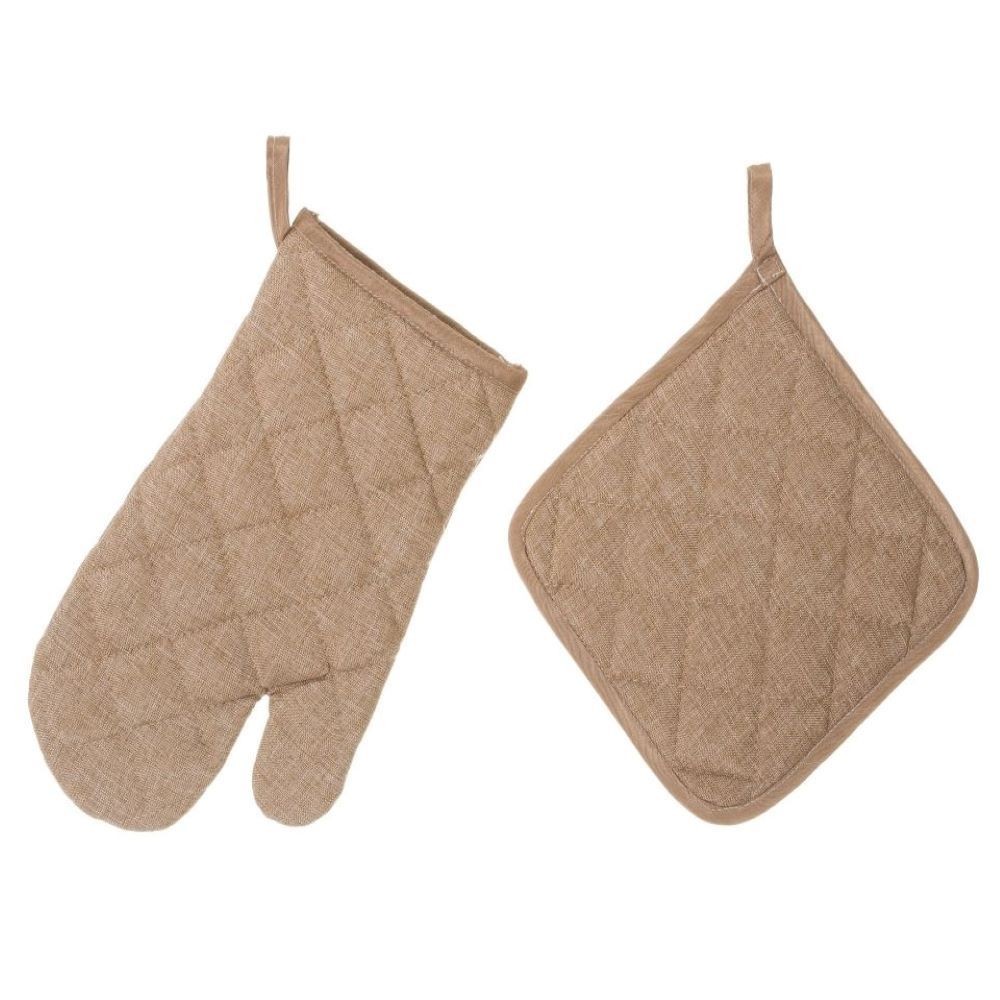 MITTEN SET-BEIGE