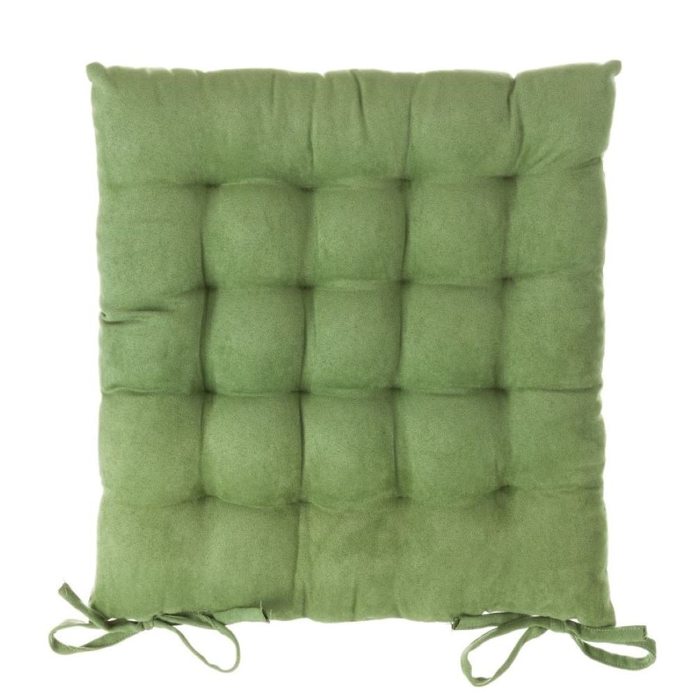 Cojín 60x60 CM Verde Cuero Natural Vintageleder Usado Almohadas Decorativas  Para