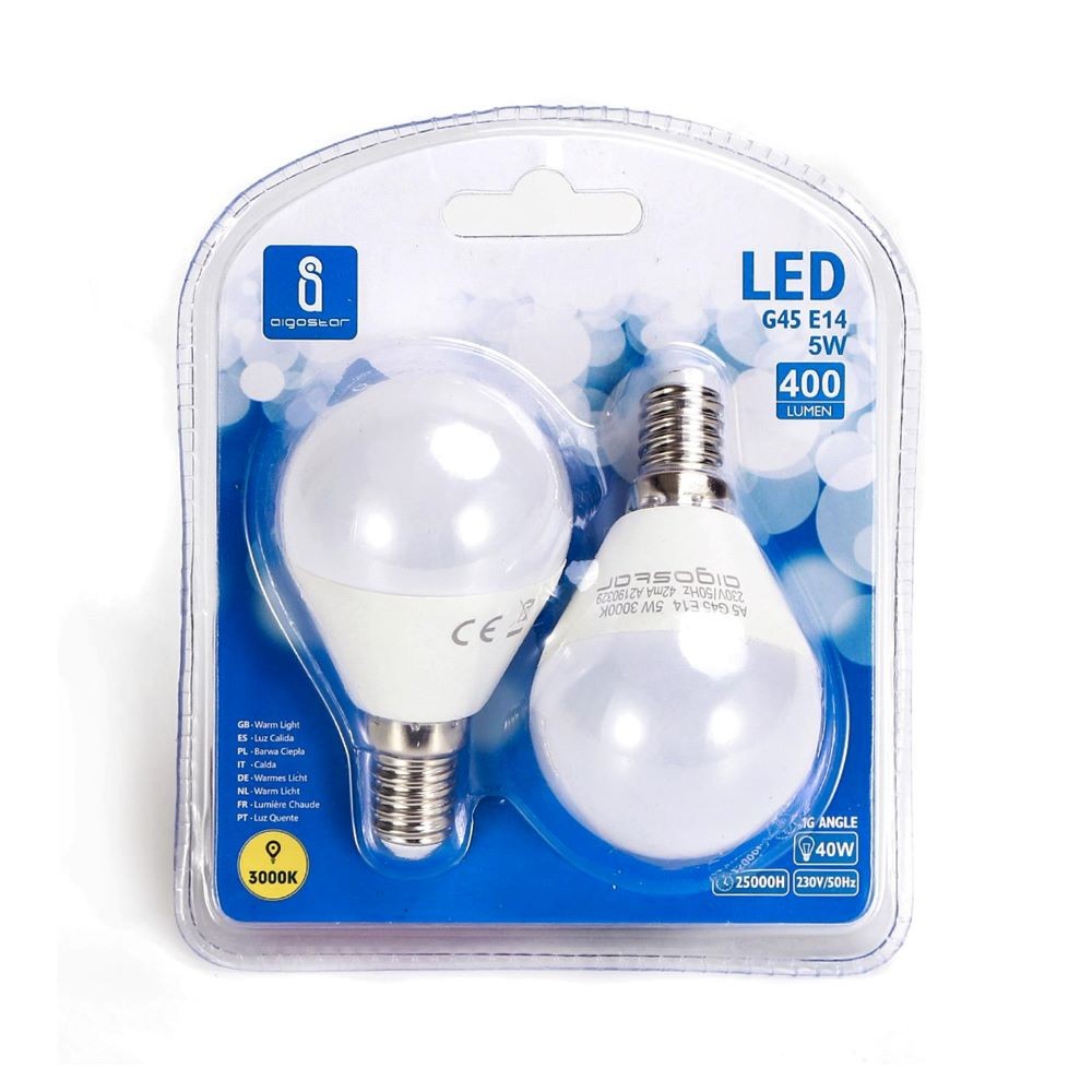 LED E14 5W 3000K / DOUBLE